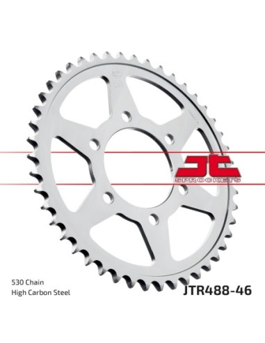Corona JT Sprockets Acero JTR48846 | Motoauto