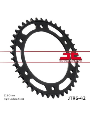 Corona JT Sprockets Acero JTR642ZBK | Motoauto