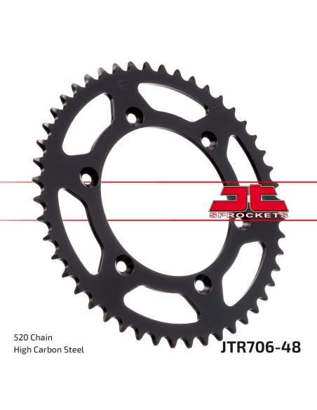 Corona JT Sprockets Acero JTR70648 | Motoauto