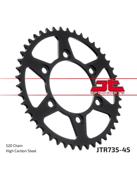 Corona JT Sprockets Acero JTR73545 | Motoauto