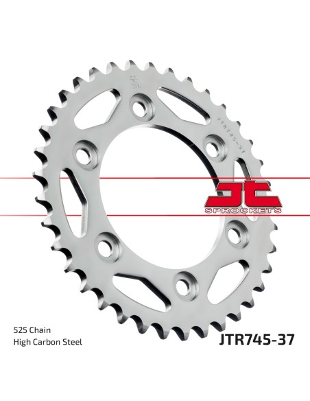 Corona JT Sprockets Acero JTR74537 | Motoauto