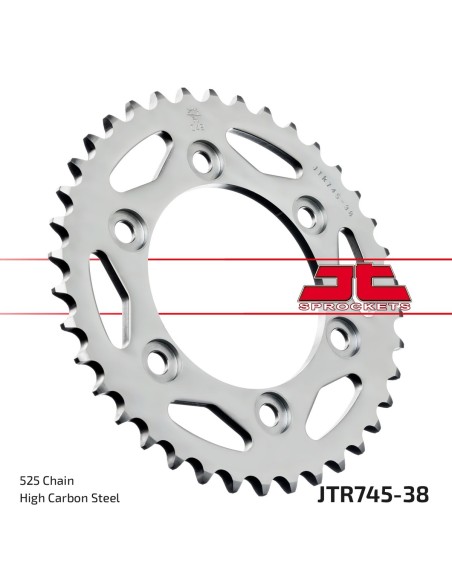 Corona JT Sprockets Acero JTR74538 | Motoauto