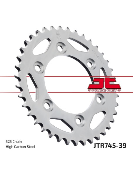 Corona JT Sprockets Acero JTR74539 | Motoauto