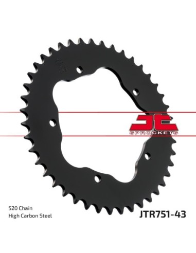 Corona JT Sprockets Acero JTR75143 | Motoauto