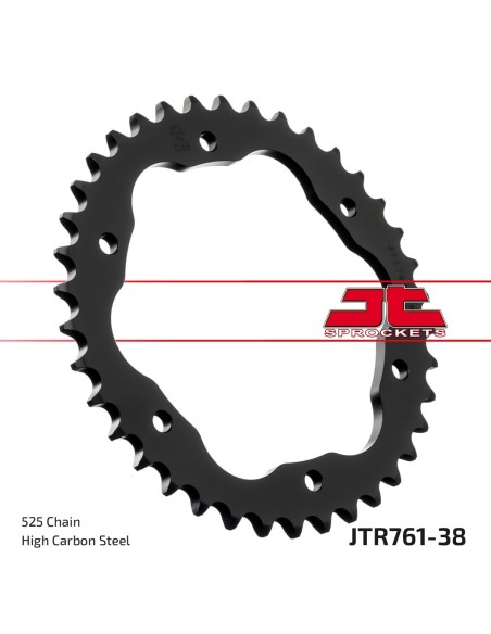 Corona JT Sprockets Acero JTR76138 | Motoauto