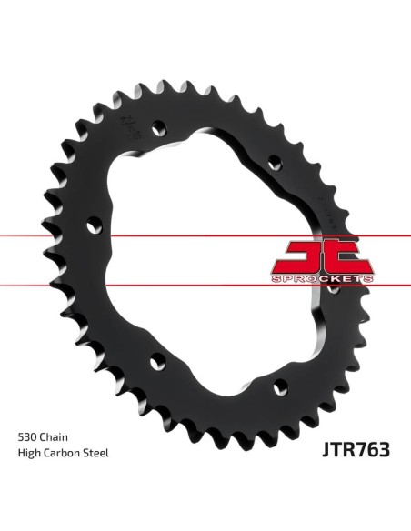 Piñon JT Sprocekts Acero JTR76340ZBK | Motoauto
