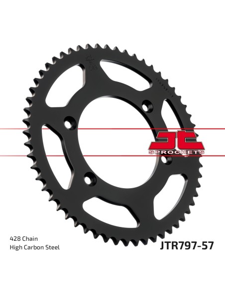 Corona JT Sprockets Acero JTR79757 | Motoauto