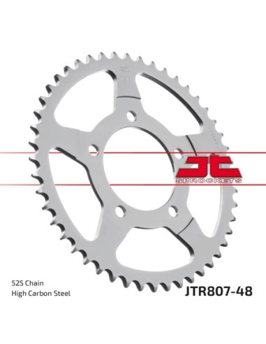 Corona JT Sprockets Acero JTR80748ZBK | Motoauto
