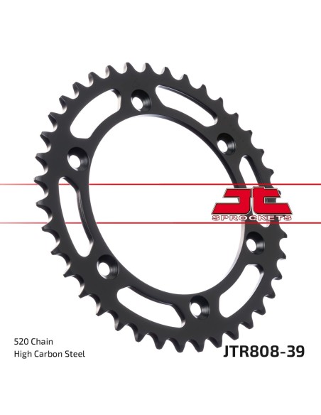 Corona JT Sprockets Acero JTR80839 | Motoauto