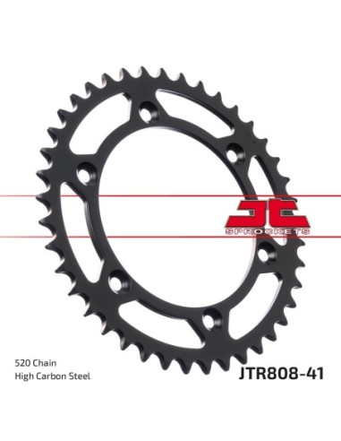 Corona JT Sprockets Acero JTR80841ZBK | Motoauto