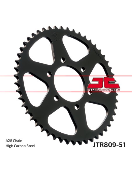 Corona JT Sprockets Acero JTR80951 | Motoauto