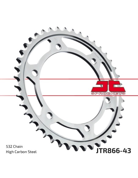 Corona JT Sprockets Acero JTR86643 | Motoauto