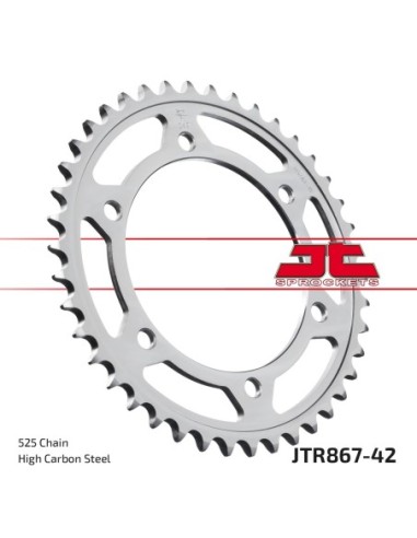 Corona JT Sprockets Acero JTR86742 | Motoauto