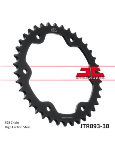 Corona JT Sprockets Acero JTR89338ZBK | Motoauto