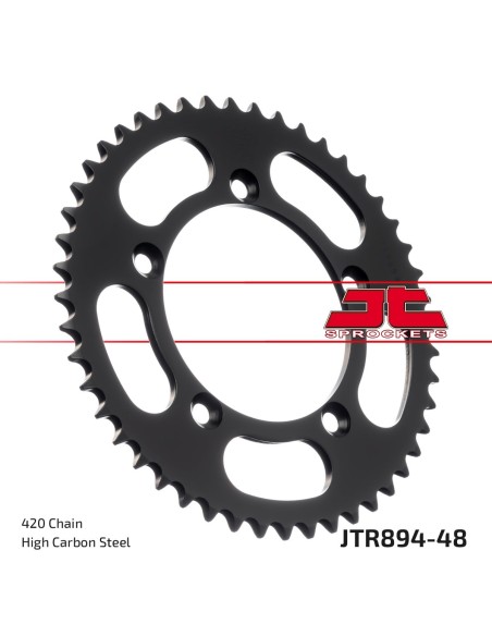 Corona JT Sprockets Acero JTR89448ZBK | Motoauto