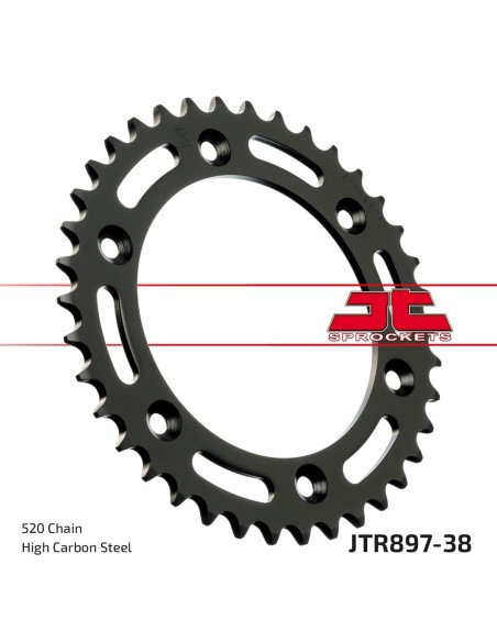 Corona JT Sprockets Acero JTR89738 | Motoauto