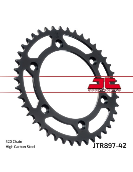 Corona JT Sprockets Acero JTR89742SC | Motoauto
