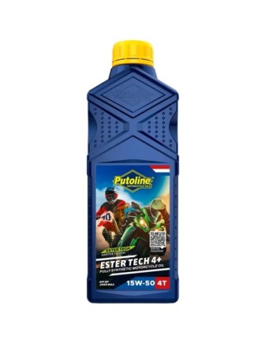 BOTELLA PUTOLINE ESTER TECH SYNTEC 4+ 15W-50 1 L