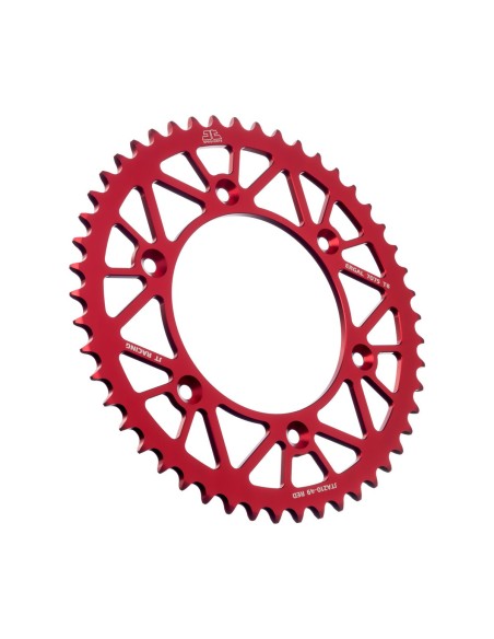 Corona JT SProckets Aluminio JTA21049RED | Motoauto