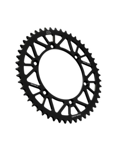 Corona JT SProckets Aluminio JTA46049BLK | Motoauto