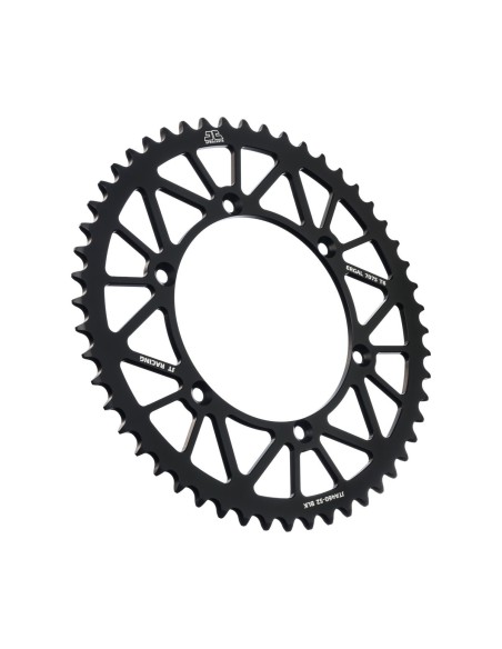 Corona JT SProckets Aluminio JTA46052BLK | Motoauto