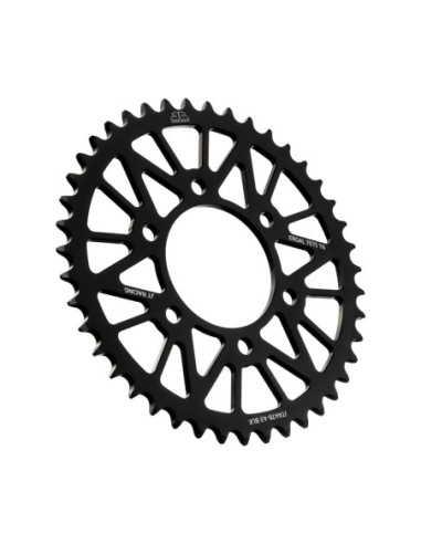 Corona JT SProckets Aluminio JTA47843BLK | Motoauto