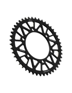 Corona JT SProckets Aluminio JTA48646BLK | Motoauto