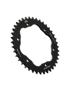 Corona JT SProckets Aluminio JTA76243BLK | Motoauto