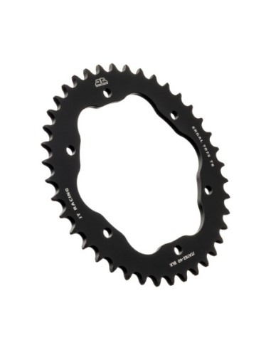 Corona JT SProckets Aluminio JTA76243BLK | Motoauto