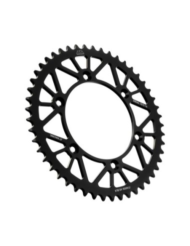 Corona JT SProckets Aluminio JTA80849BLK | Motoauto