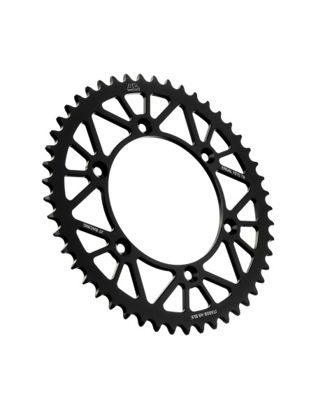 Corona JT SProckets Aluminio JTA80849BLK | Motoauto