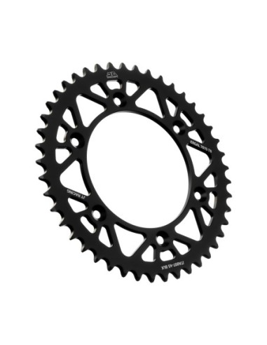 Corona JT SProckets Aluminio JTA89745BLK | Motoauto