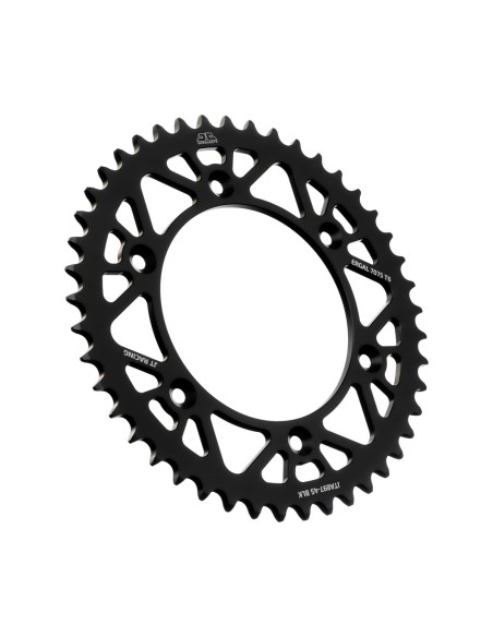Corona JT SProckets Aluminio JTA89745BLK | Motoauto
