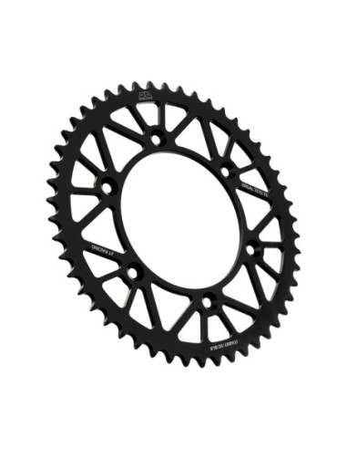 Corona JT SProckets Aluminio JTA89750BLK | Motoauto