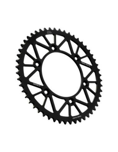 Corona JT SProckets Aluminio JTA89752BLK | Motoauto