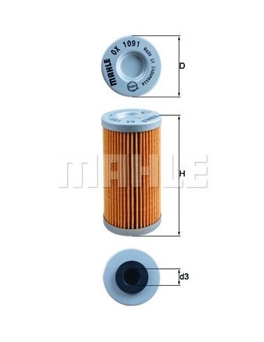 FILTRO OX1091 | Motoauto