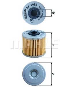 FILTROde aceite OX1093 | Motoauto