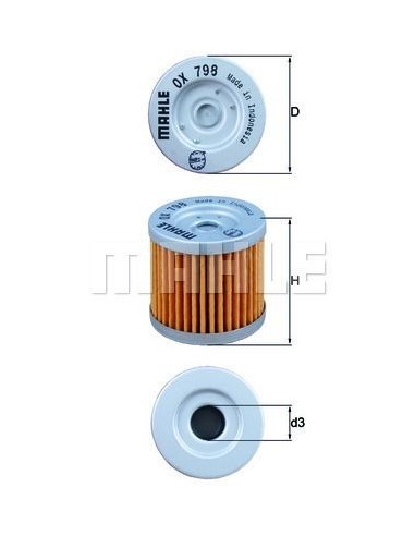 FILTRO OX798 | Motoauto