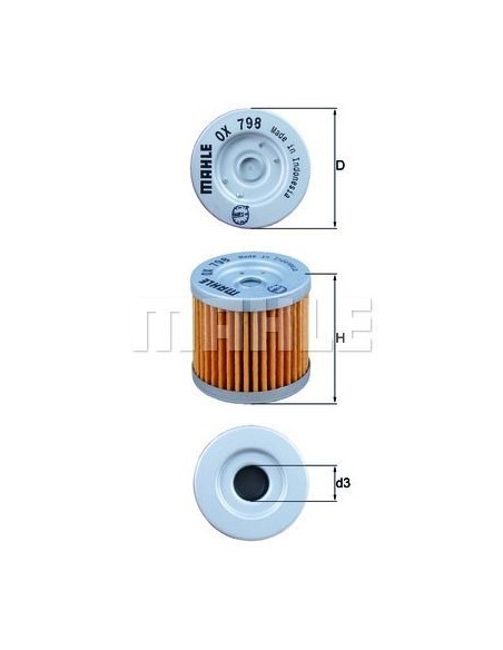 FILTRO OX798 | Motoauto
