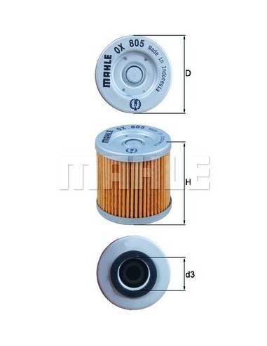 FILTRO OX805 | Motoauto