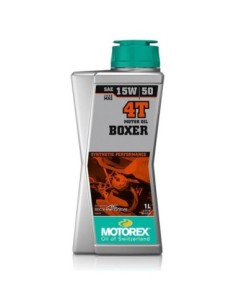 Aceite moto Motorex Boxer 4T 15W50 1L MT015H004T | Motoauto