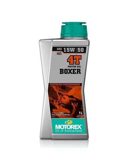 Aceite moto Motorex Boxer 4T 15W50 1L MT015H004T | Motoauto