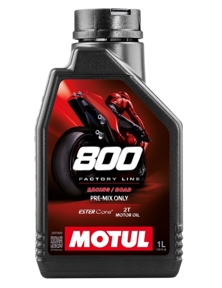 Aceite MOTUL 800 2T FLRoad Racing 1L 104041 | Motoauto
