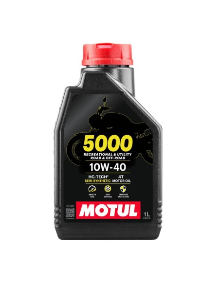 Aceite MOTUL 5000 10W40 4T 1L 104054 | Motoauto