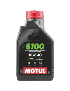 Aceite MOTUL 5100 10W40 4T 1L 104066 | Motoauto