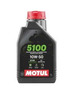 Aceite MOTUL 5100 10W50 4T 1L 104074 | Motoauto