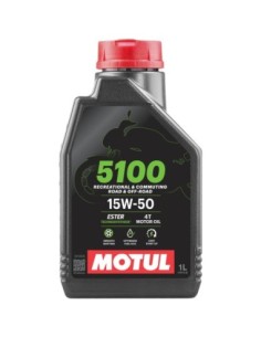 Aceite MOTUL 5100 15W50 4T 1L 104080 | Motoauto