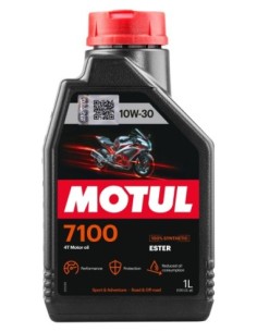 Aceite MOTUL 7100 10W30 4T 1L 104089 | Motoauto