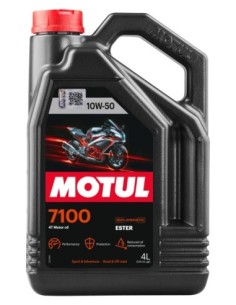 Aceite MOTUL 7100 10W50 4T 4L 104098 | Motoauto