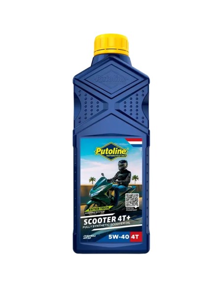 BOTELLA PUTOLINE ESTER TECH SCOOTER 4+ 5W-40 1 L